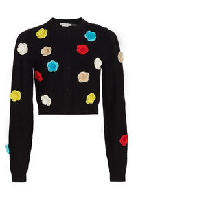 Alice + Olivia | Sweaters | Nwt Alice Olivia Selma Pointelle